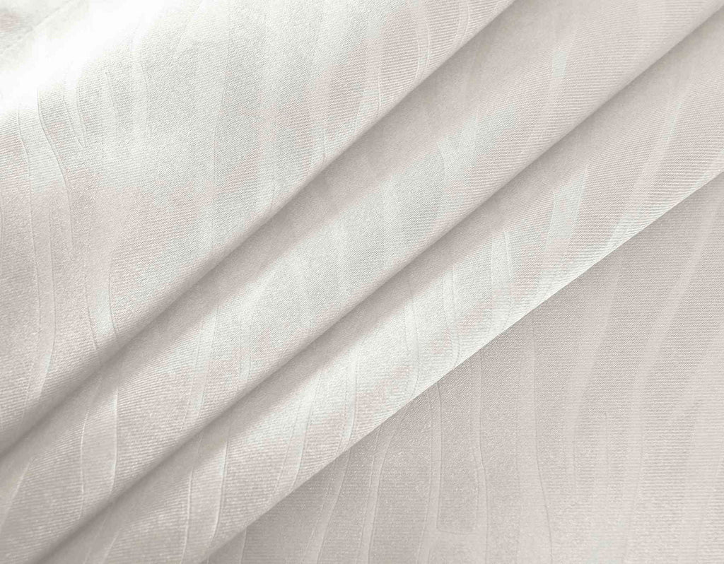 2er Set Satin Verdunkelung Vorhänge Emboss Reliefprägung bemustert Vorhang Gardine 20370-380