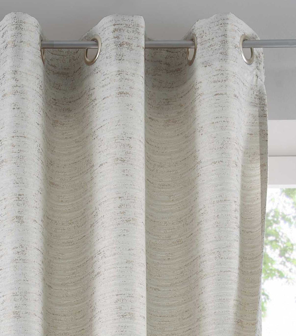 2er Set Vorhänge Ösen Schal Jacquard »Sivas« Blickdicht  Gardine Edle Musterung 202073-2
