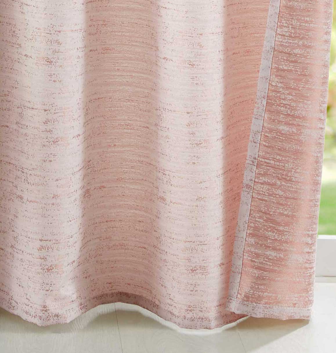2er Set Vorhänge Ösen Schal Jacquard »Sivas« Blickdicht  Gardine Edle Musterung 202073-2