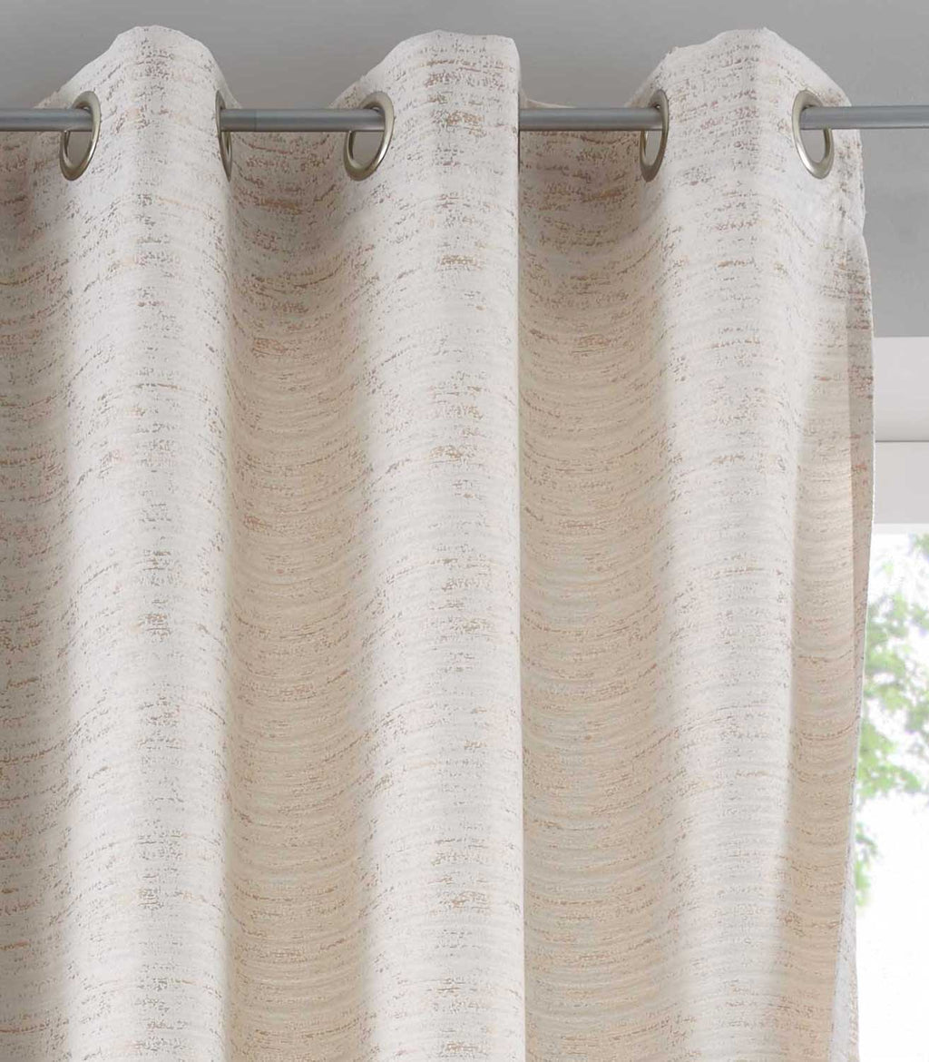 2er Set Vorhänge Ösen Schal Jacquard »Sivas« Blickdicht  Gardine Edle Musterung 202073-2