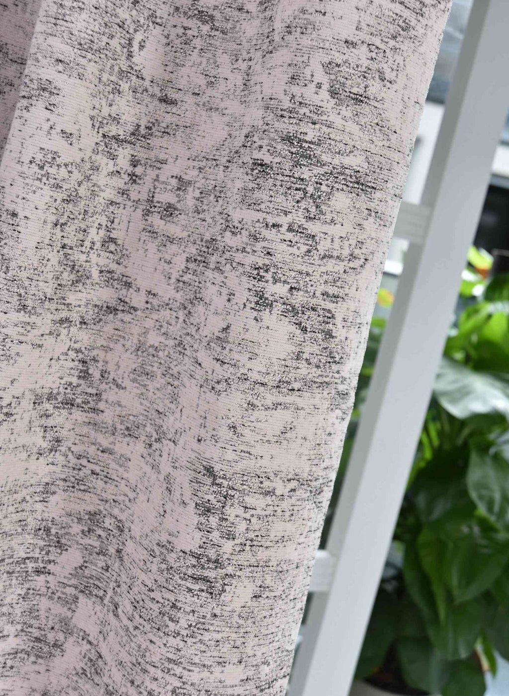 2er Set Vorhänge Wendevorhang HxB 245x140 cm Creme Schwarz Jacquard-Muster »VENEDIG« Beidseitig Nutzbar Hell/Dunkel Kunststoffösen Flexibles Raumdesign 2023310-2