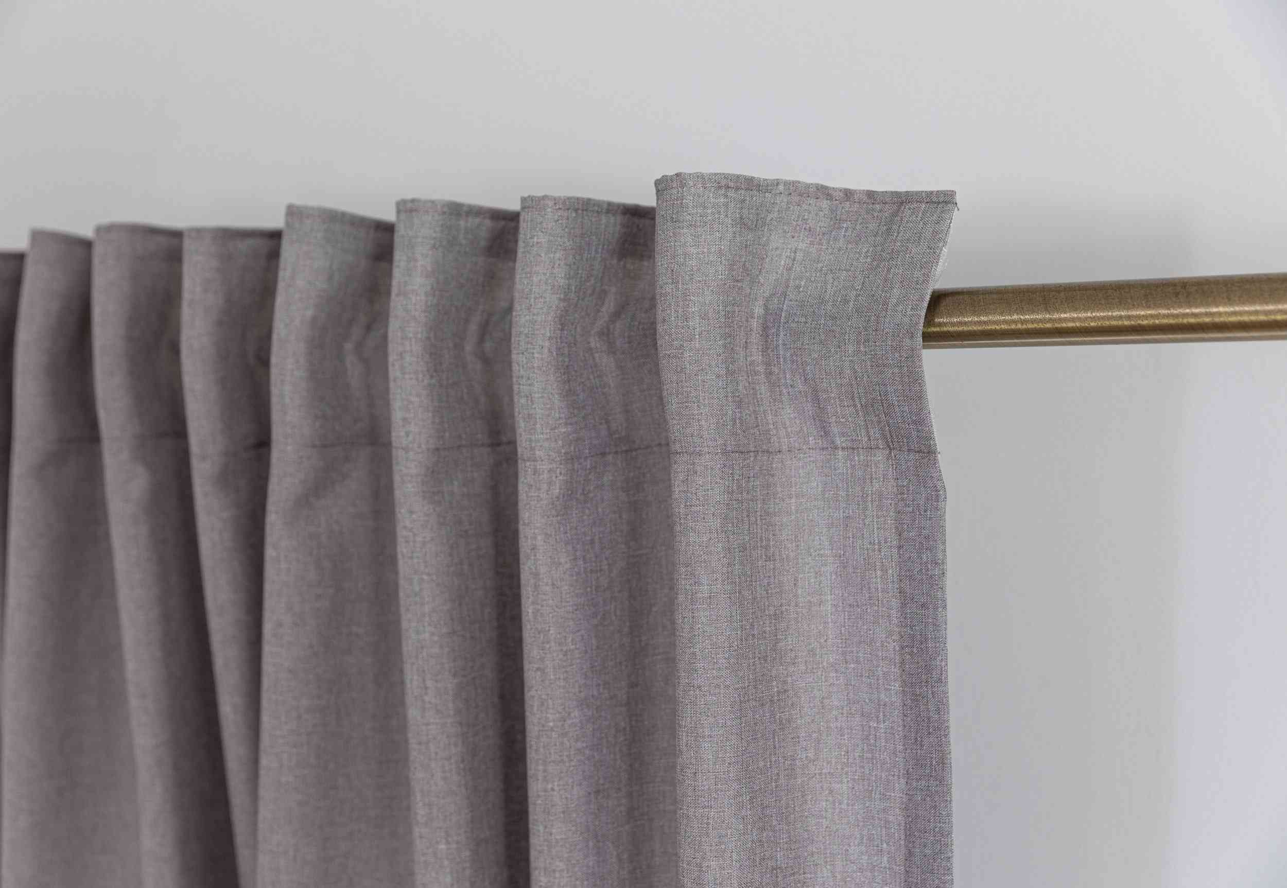 Vorhang Cationic mit Wellenband »Wien« 1:2 Wellenband Bleibandabschluß Knitterarm Wellenfall 2025110