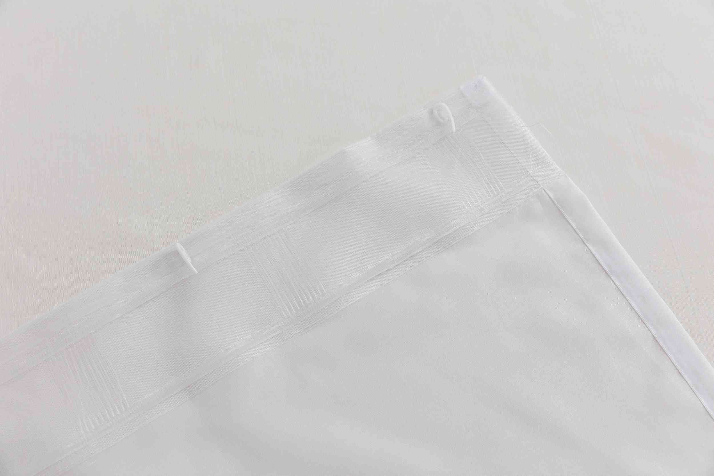 Gardine Voile Batist mit Wellenband »Wien« 1:2 Wellenband Bleibandabschluß Knitterarm Wellenfall 2025100