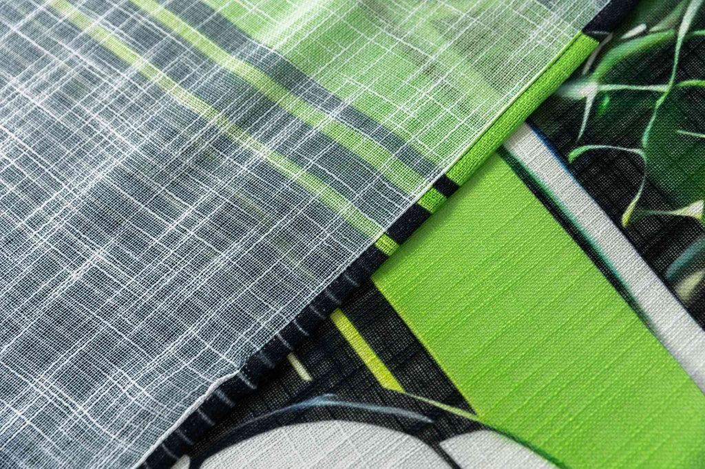 Vorhang Ösen Grobfaser »Seoul Collection« Digital Druck Ösen Gardinen Linenlook-Struktur Halbransparent Blickdicht 2024120
