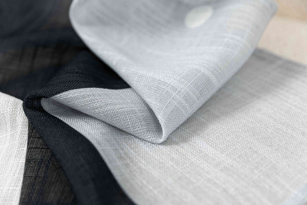 Vorhang Ösen Grobfaser »Seoul Collection« Digital Druck Ösen Gardinen Linenlook-Struktur Halbransparent Blickdicht 2024120