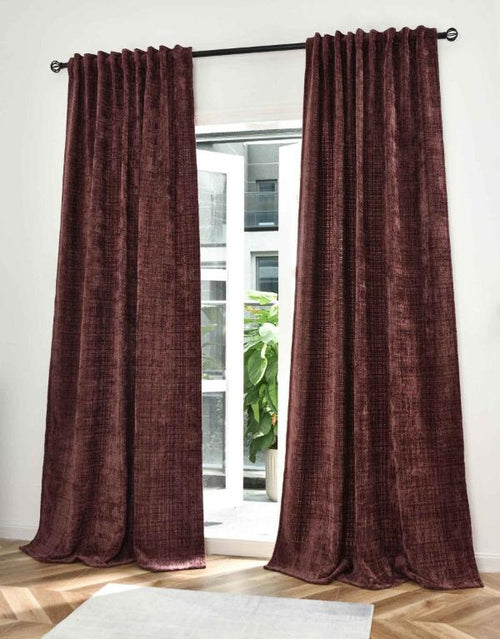 2er Set Vorhänge Chenille Jacquard »RIGA« mit Multiband-Aufhängung Luxuriöser Stil für Ihr Zuhause 2023500-2