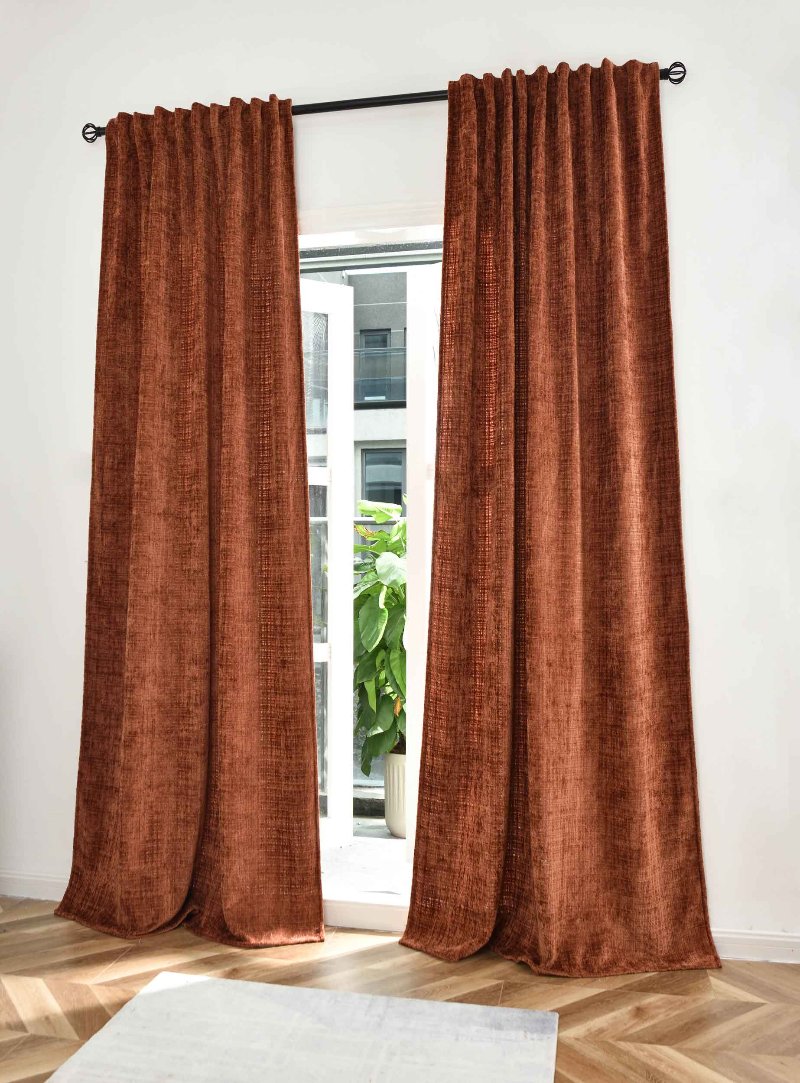 2er Set Vorhänge Chenille Jacquard »RIGA« mit Multiband-Aufhängung Luxuriöser Stil für Ihr Zuhause 2023500-2