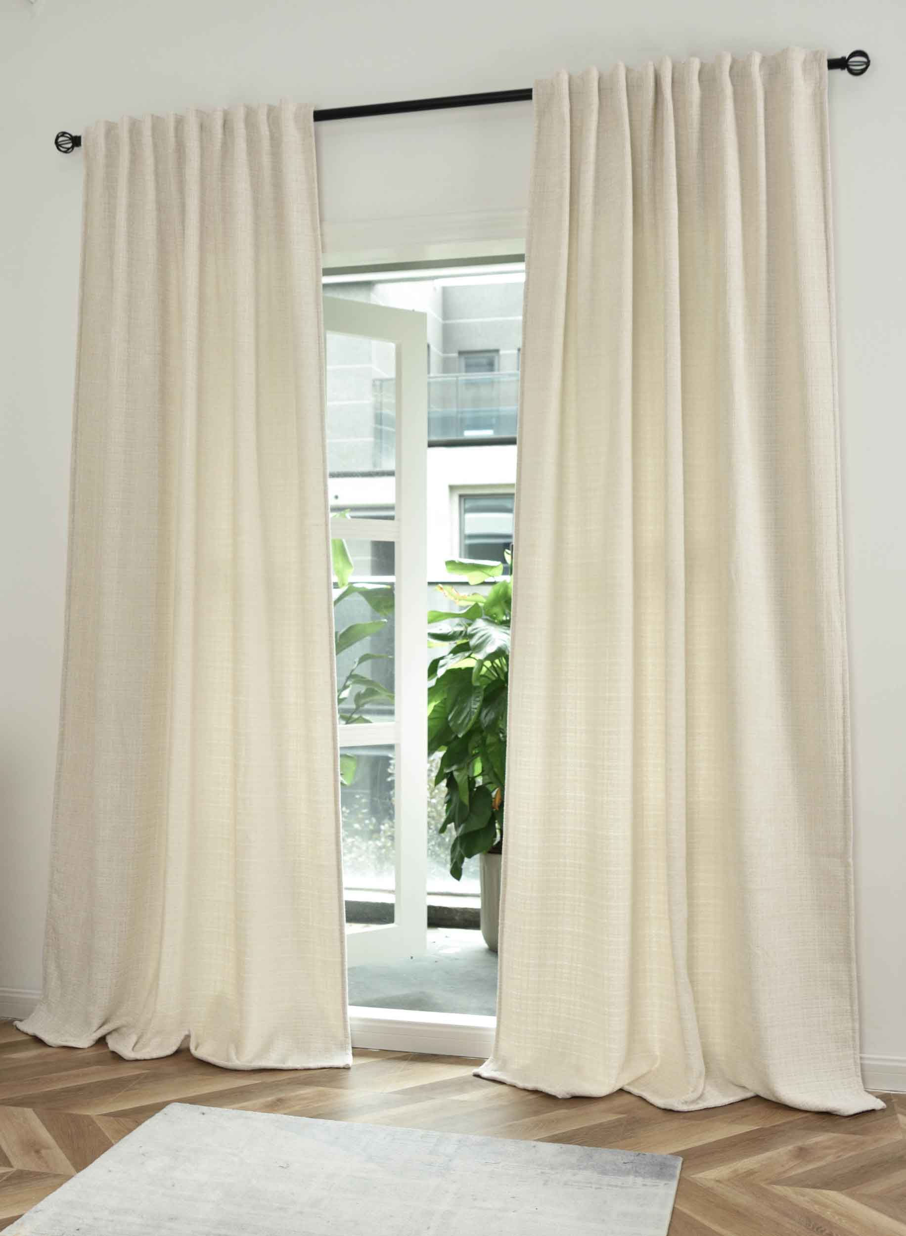 2er Set Vorhänge Chenille Jacquard »RIGA« mit Multiband-Aufhängung Luxuriöser Stil für Ihr Zuhause 2023500-2