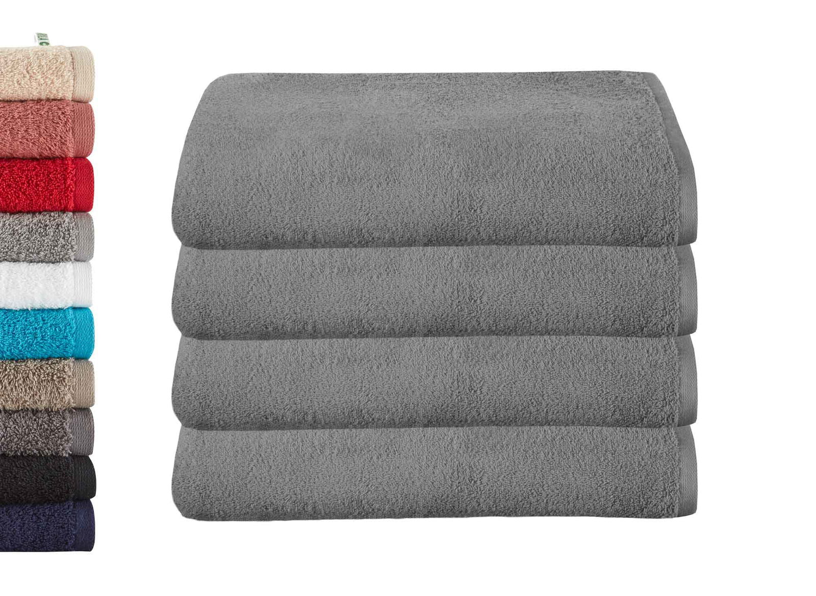 4er Set Badetücher »Montreal« 500 g/m² 100% Bio Baumwolle Made in Green 2020103-4er