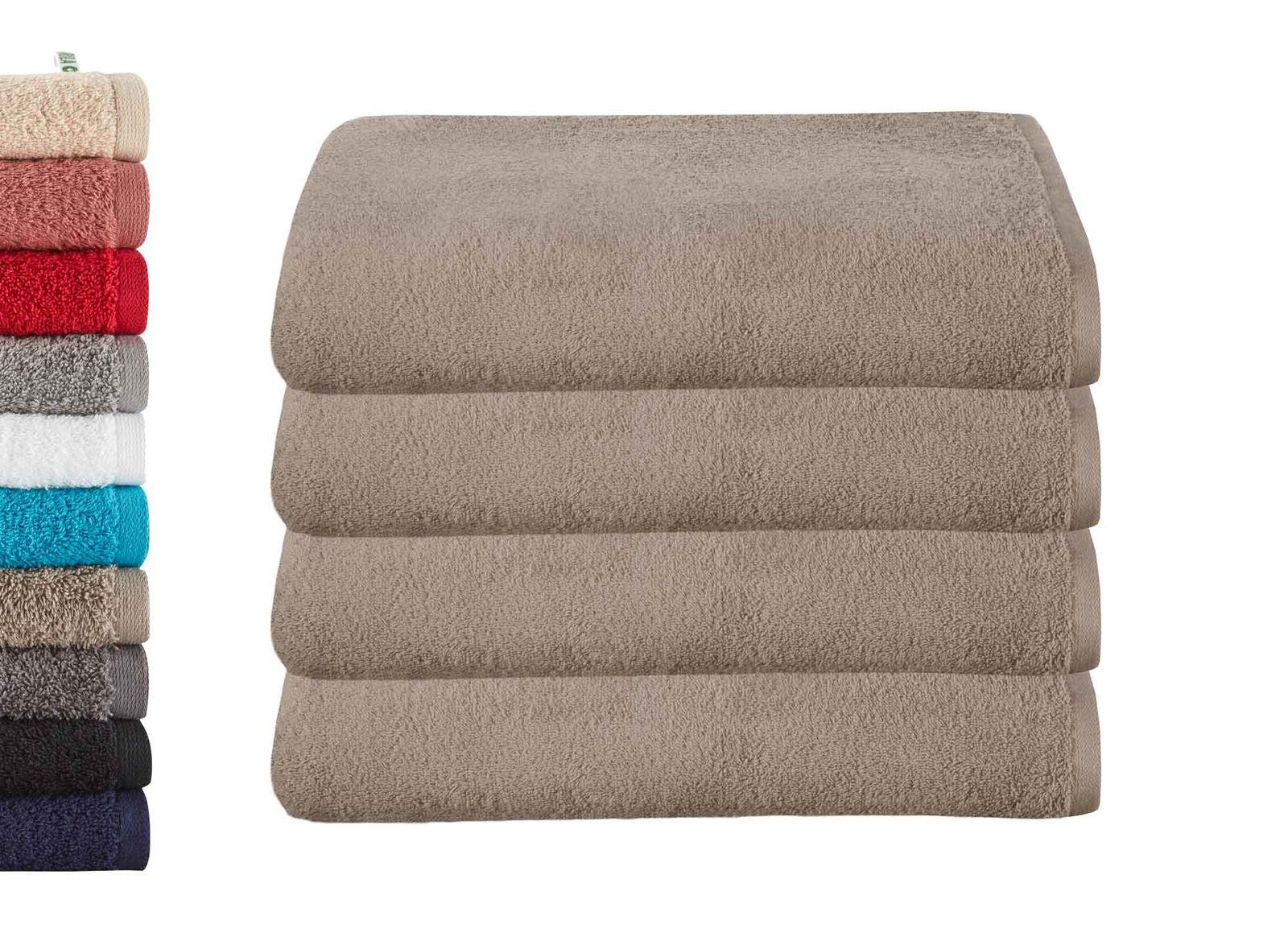 4er Set Badetücher »Montreal« 500 g/m² 100% Bio Baumwolle Made in Green 2020103-4er