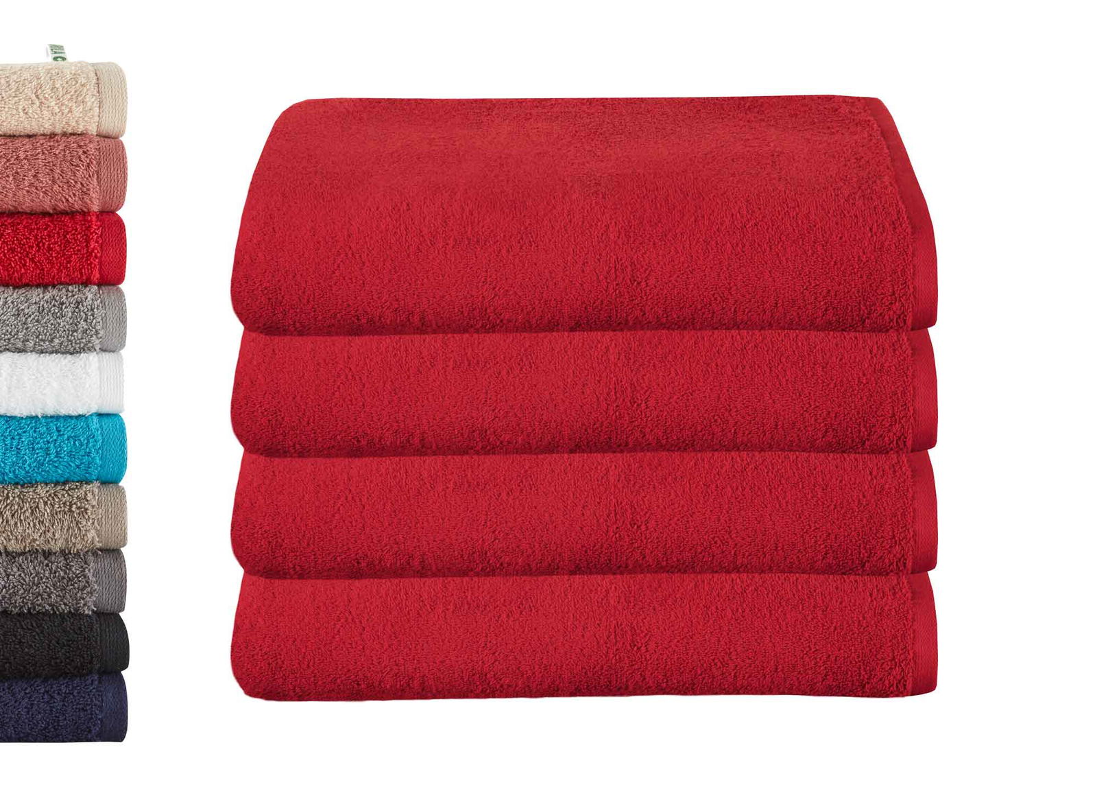 4er Set Badetücher »Montreal« 500 g/m² 100% Bio Baumwolle Made in Green 2020103-4er
