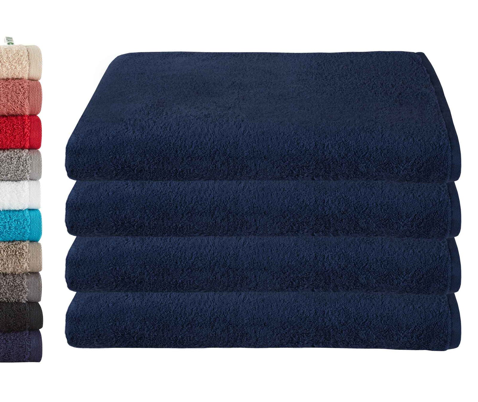 4er Set Saunatücher Frottee »Montreal« 500 g/m² 100% Bio Baumwolle Made in Green 2020104-4er