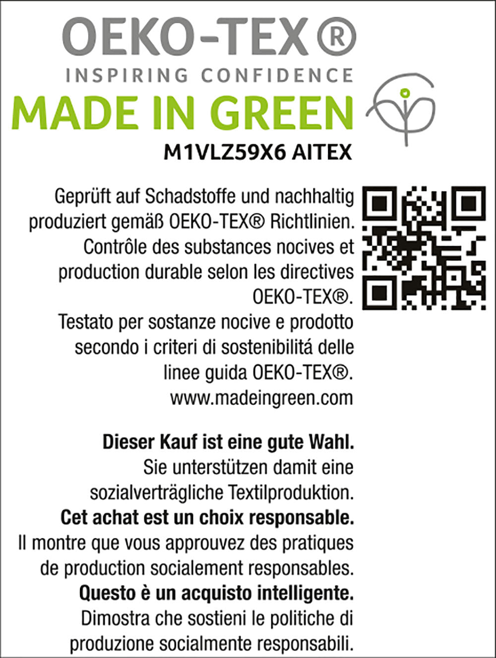 4er Set Waschhandschuhe Frottee »Montreal« 500 g/m² 100% Bio Baumwolle Made in Green 2020100-4er