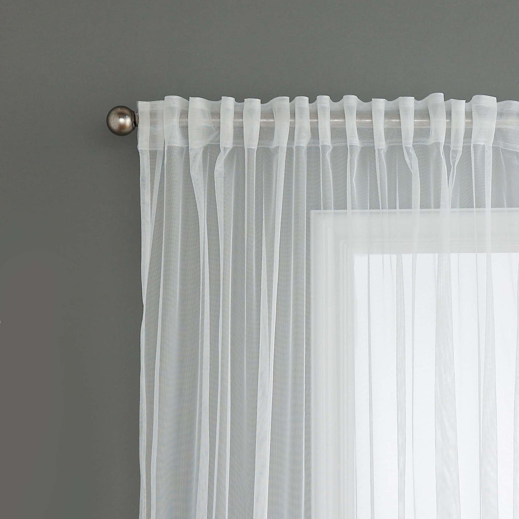 Gardine Raschel Stickerei  Design  »Florenz« Multiband für Gardinenschiene und Gardinenstange Elegante Fensterdekoration 2023200