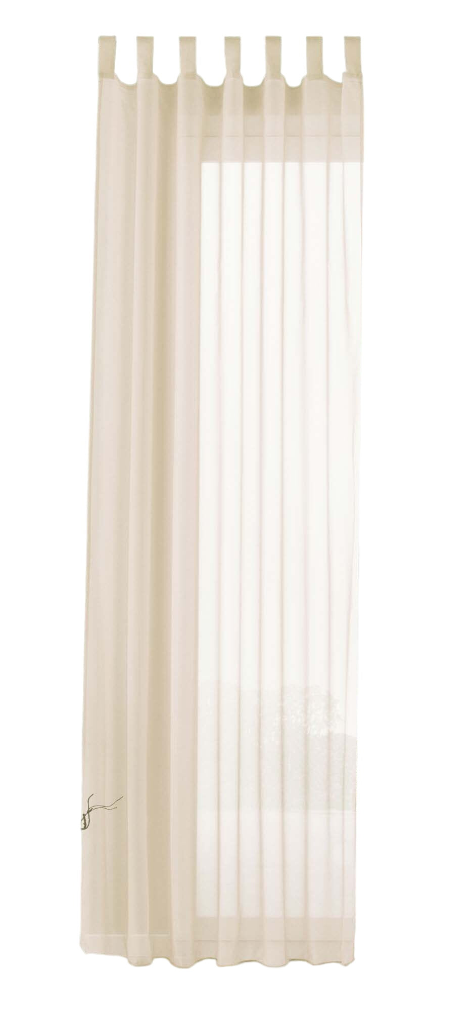 Schlaufenschal Gardine uni transparent Voile 61175