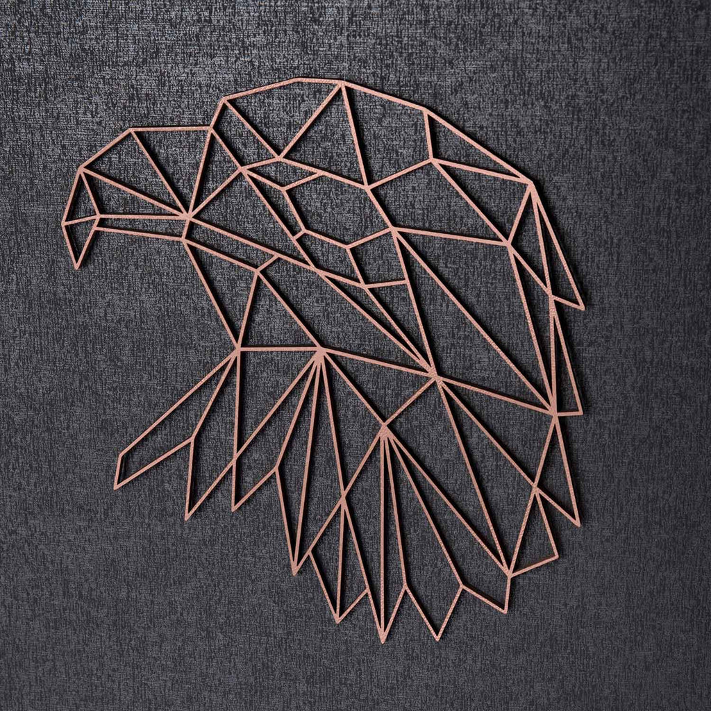 Origami Adlerkopf aus Holz -