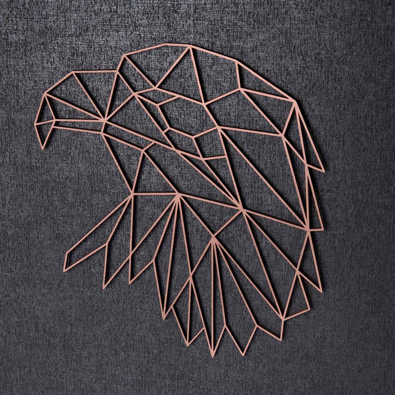 Origami Adlerkopf aus Holz -