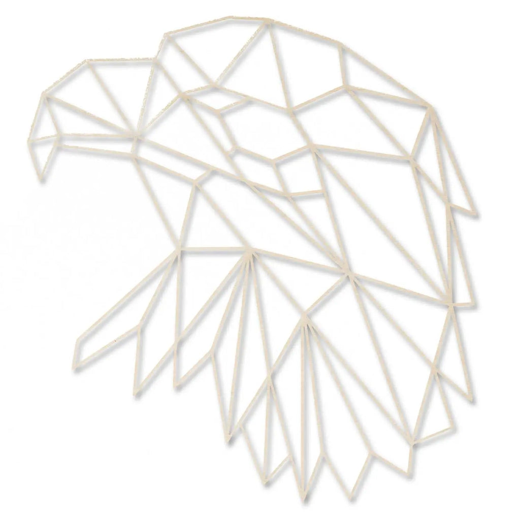 Origami Adlerkopf aus Holz -