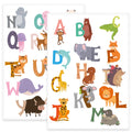Wandtattoo Kinderzimmer Tier Alphabet Design
