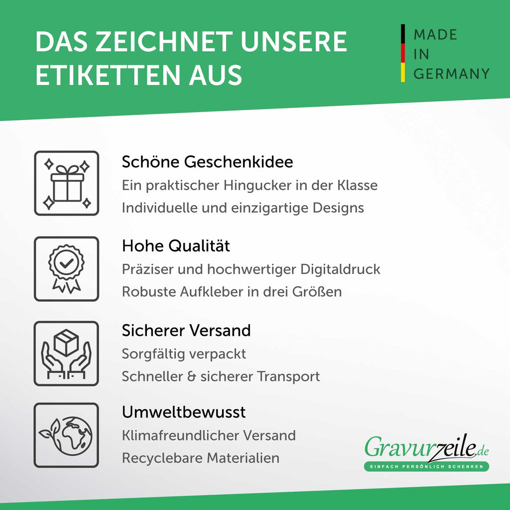 Schuletiketten mit Namen - Ninja Design - 100 Aufkleber in verschiedenen Größen
