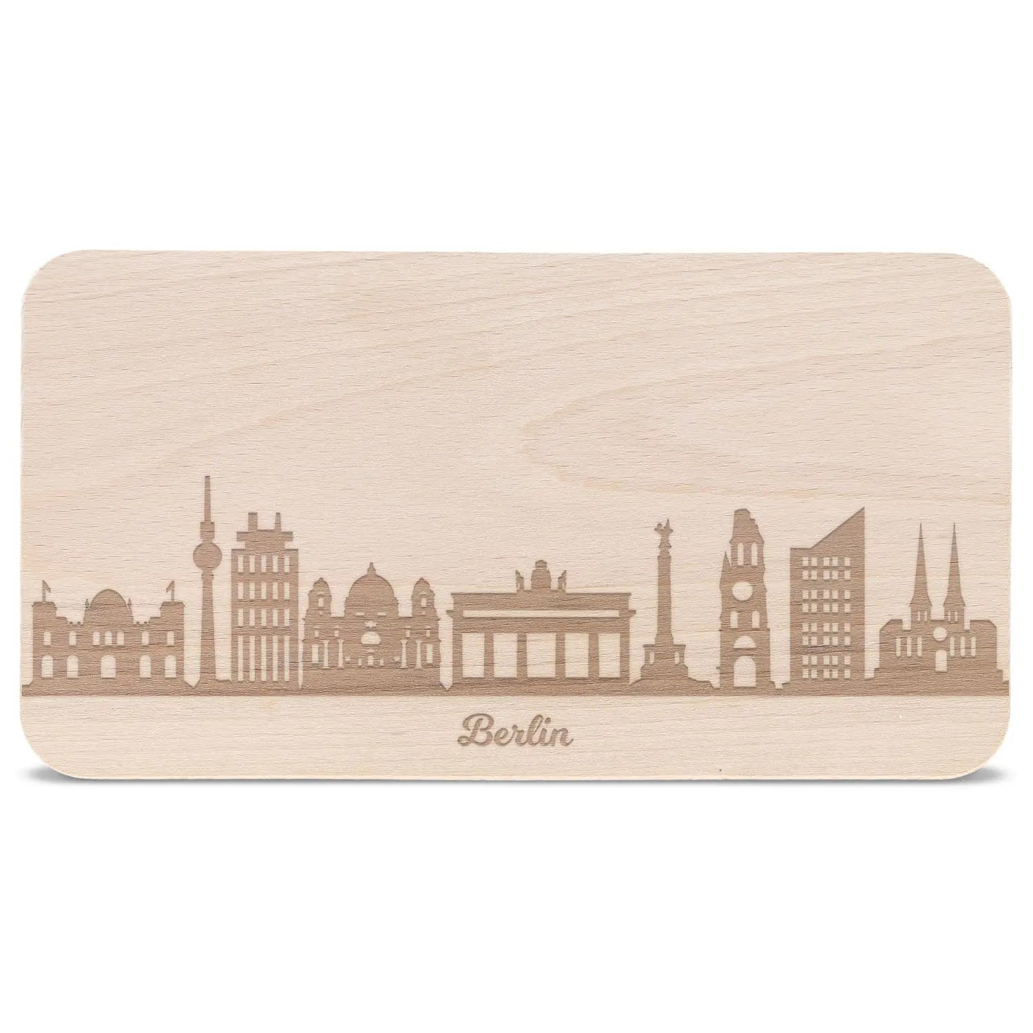 Frühstücksbrettchen Skyline Berlin