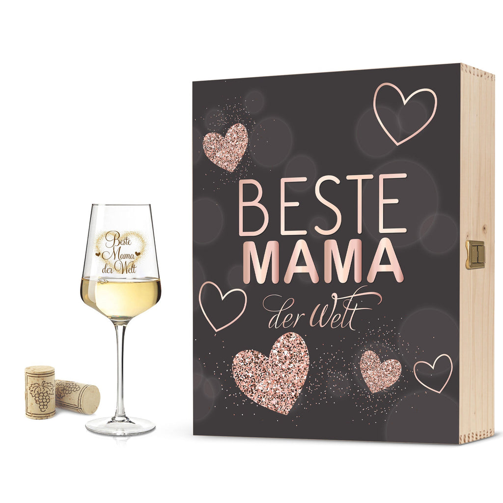 Leonardo Weinglas mit Gravur "Beste Mama der Welt" UV