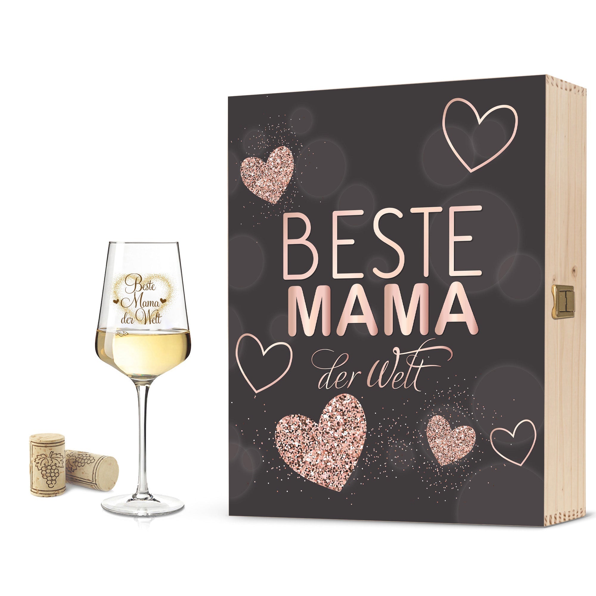 Leonardo Weinglas mit Gravur "Beste Mama der Welt" UV