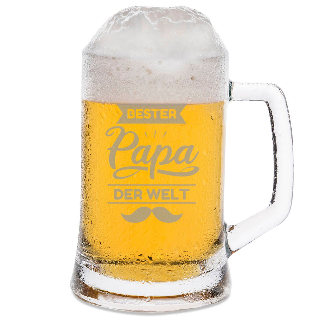 Montana Bierkrug mit Gravur "Bester Papa der Welt V2"