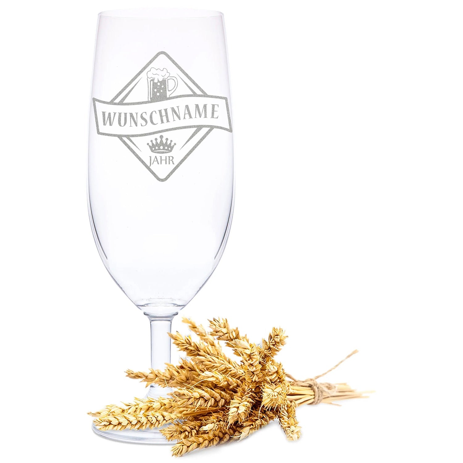 Leonardo Bierglas mit Gravur "Bierkenner + Wunschname"