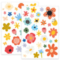 Wandtattoo Kinderzimmer Blumen Design