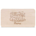 Frühstücksbrettchen aus Holz mit Gravur - Merry Christmas Mama - Weihnachtsdeko
