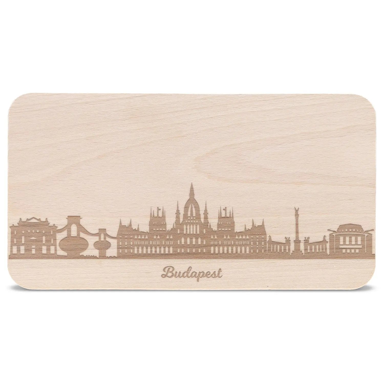 Frühstücksbrettchen Skyline Budapest