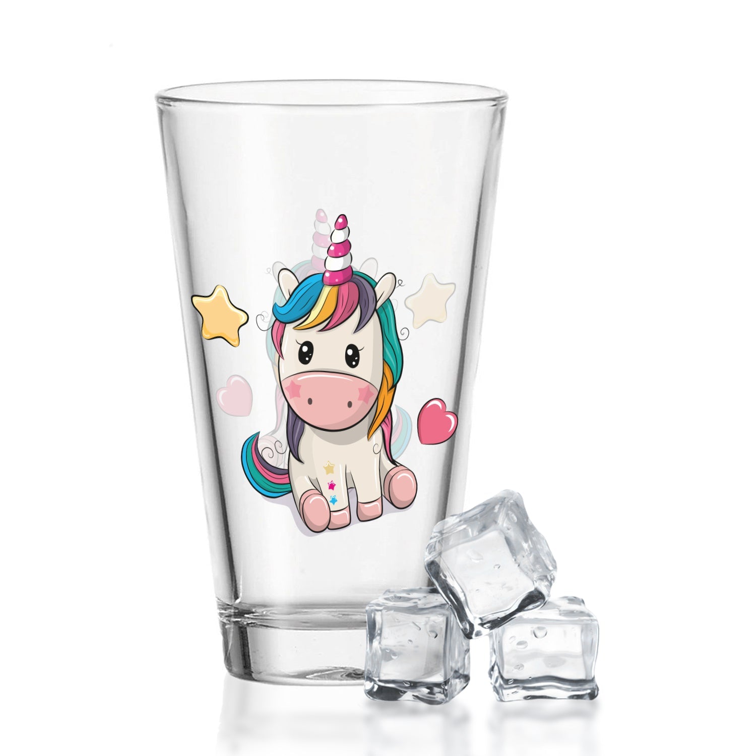 Leonardo Wasserglas mit UV-Druck im Einhorn Design