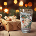 Leonardo Wasserglas mit UV-Druck - Winterreh Motiv - zu Weihnachten