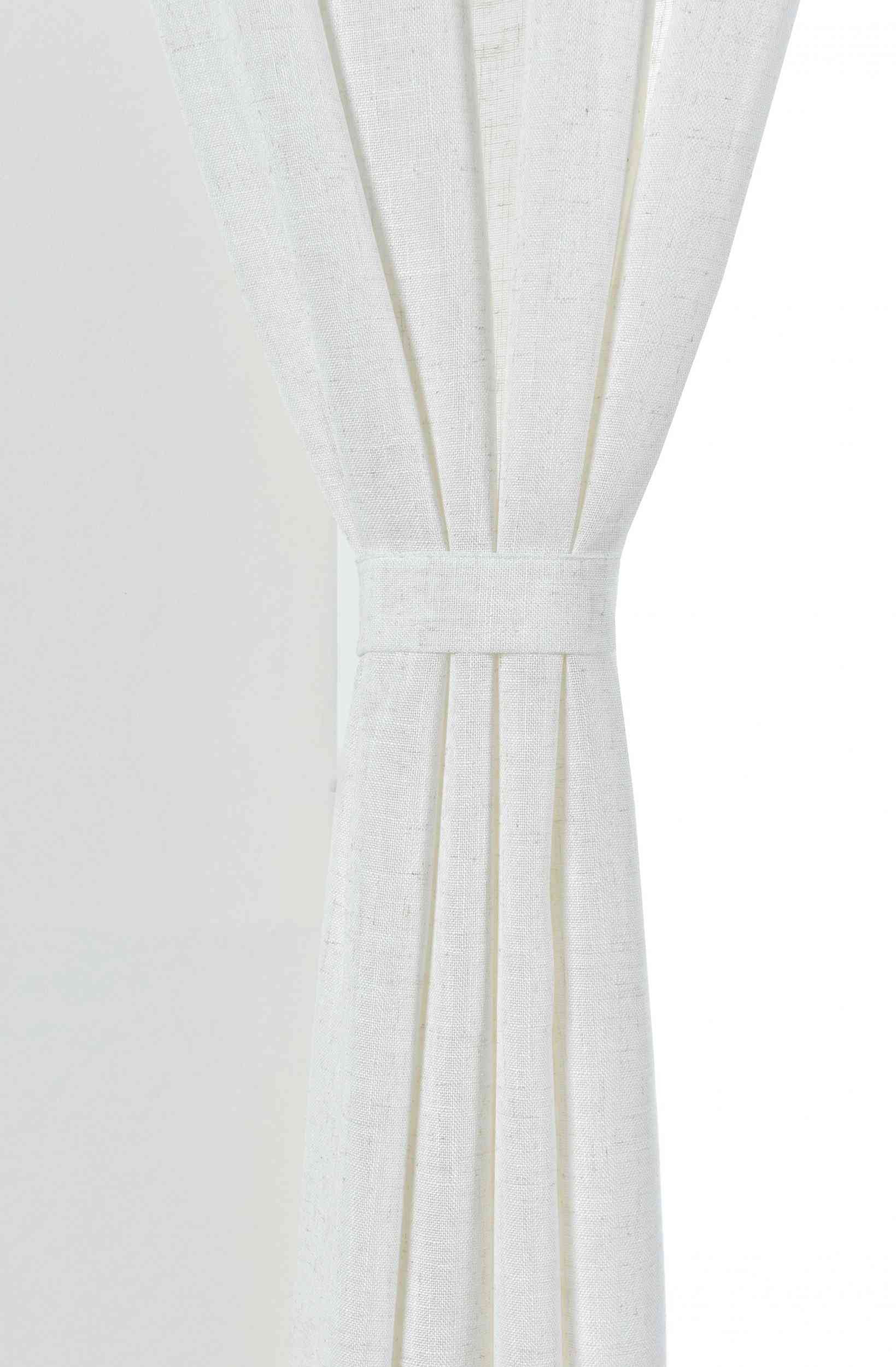 2er Set Vorhang Ösen »Essen« Cationic Raffhalter Leinenstruktur blickdicht lichtdurchlässig 210 g/m² 202430-2