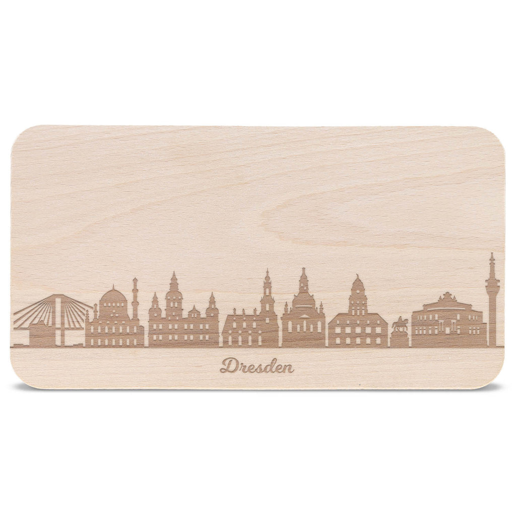 Frühstücksbrettchen Skyline Dresden
