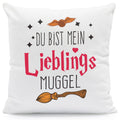 Kissen mit Spruch Du bist mein Lieblingsmuggel
