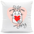 Bedrucktes Kissen mit Spruch Du hast was andere nicht haben mein Herz