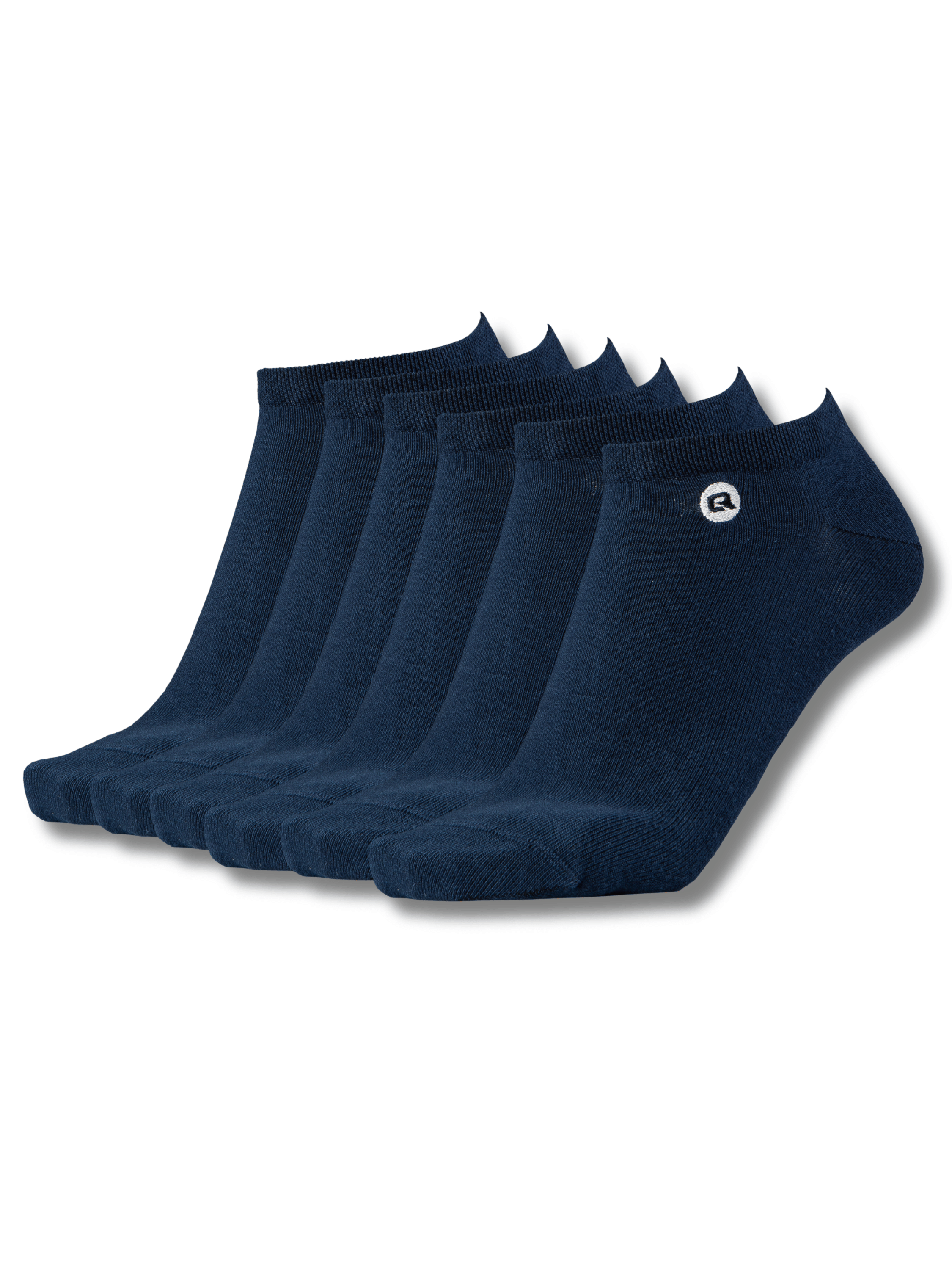 QOLONIA Dünne Sneaker Socken Herren & Damen (6er Pack) – Atmungsaktive Sommer Söckchen