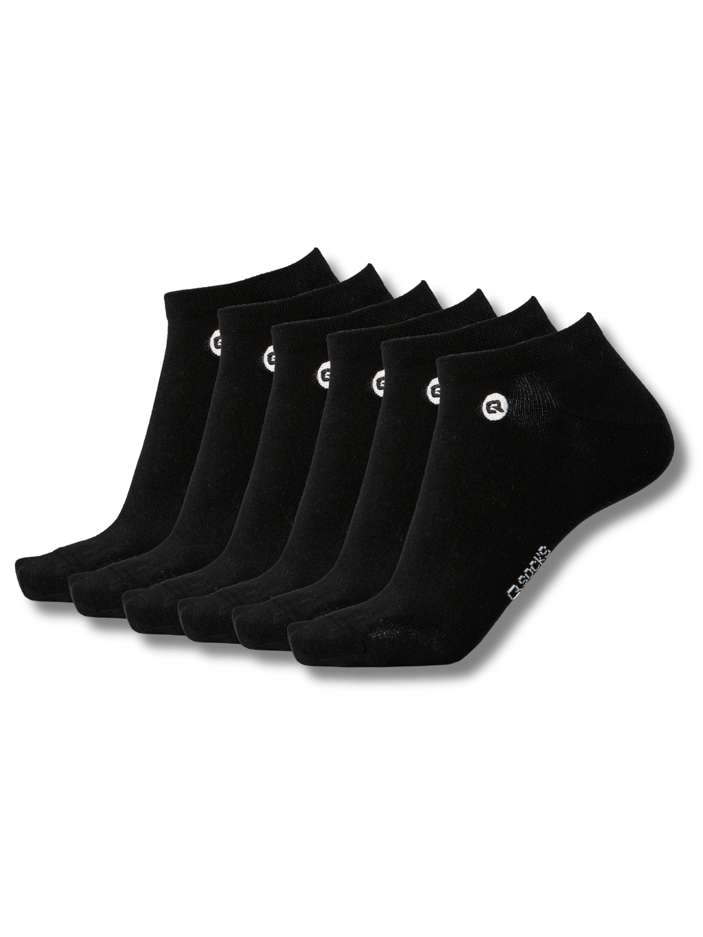 QOLONIA Dünne Sneaker Socken Herren & Damen (6er Pack) – Atmungsaktive Sommer Söckchen