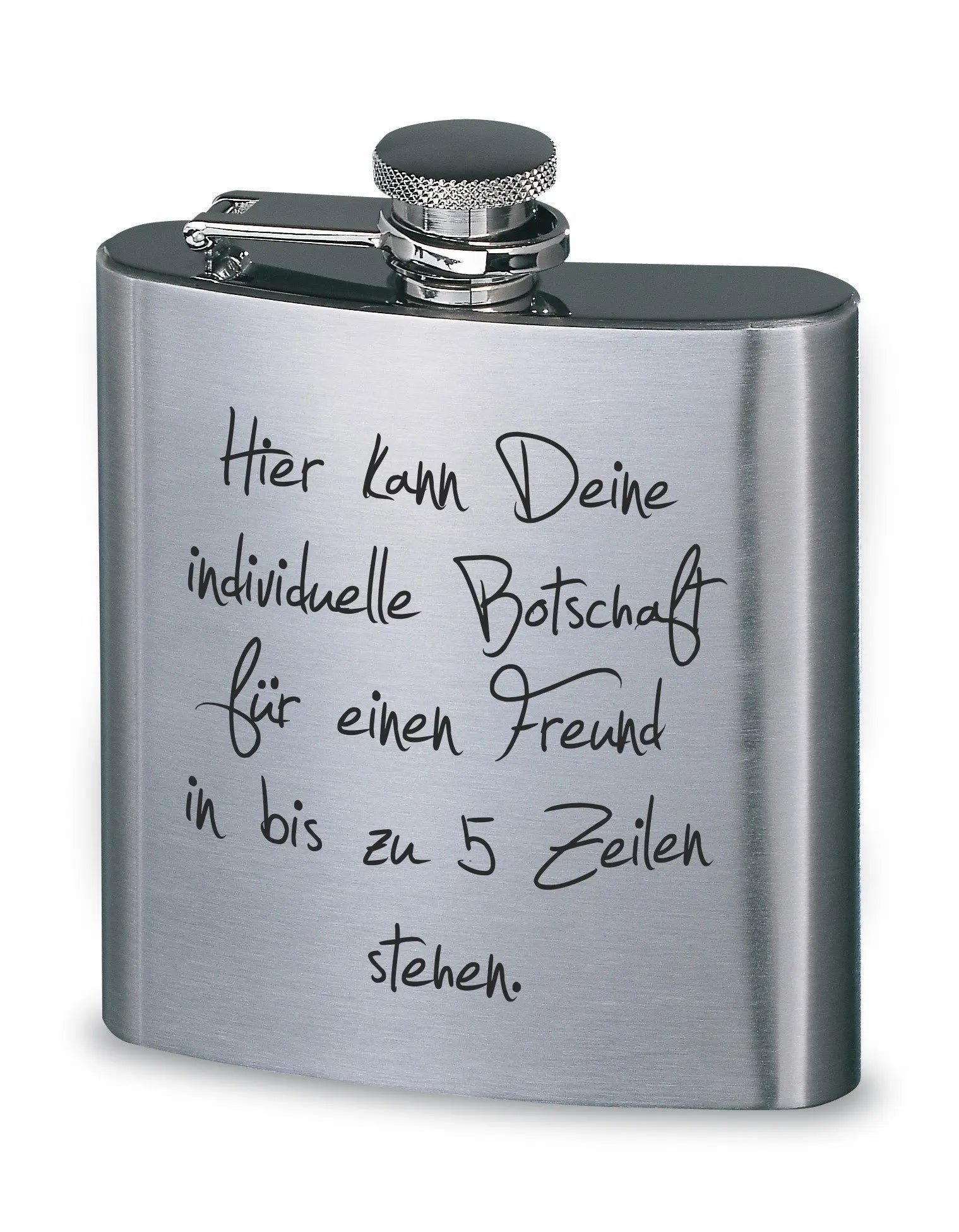 Flachmann mit Gravur