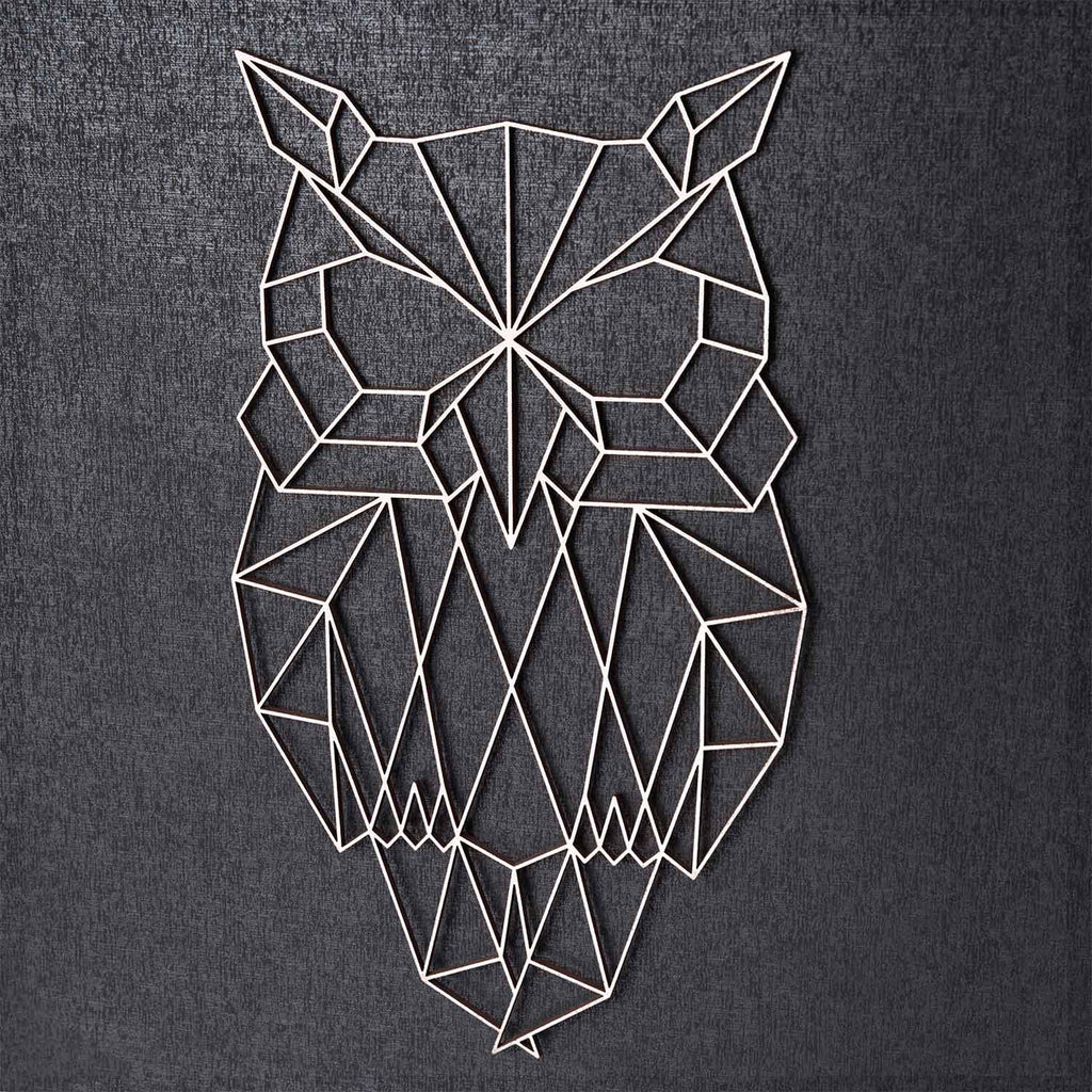 Origami Eule aus Holz -