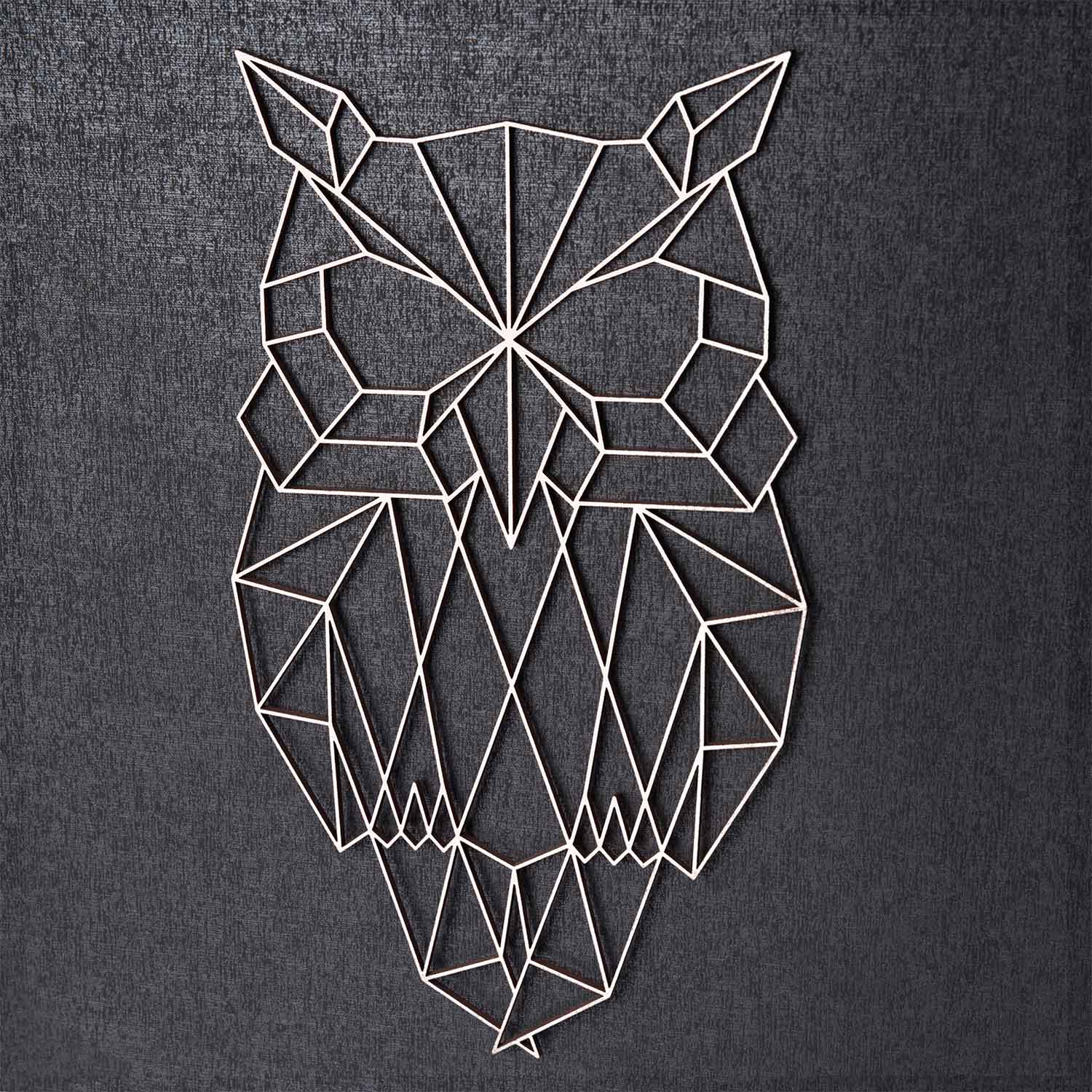 Origami Eule aus Holz -