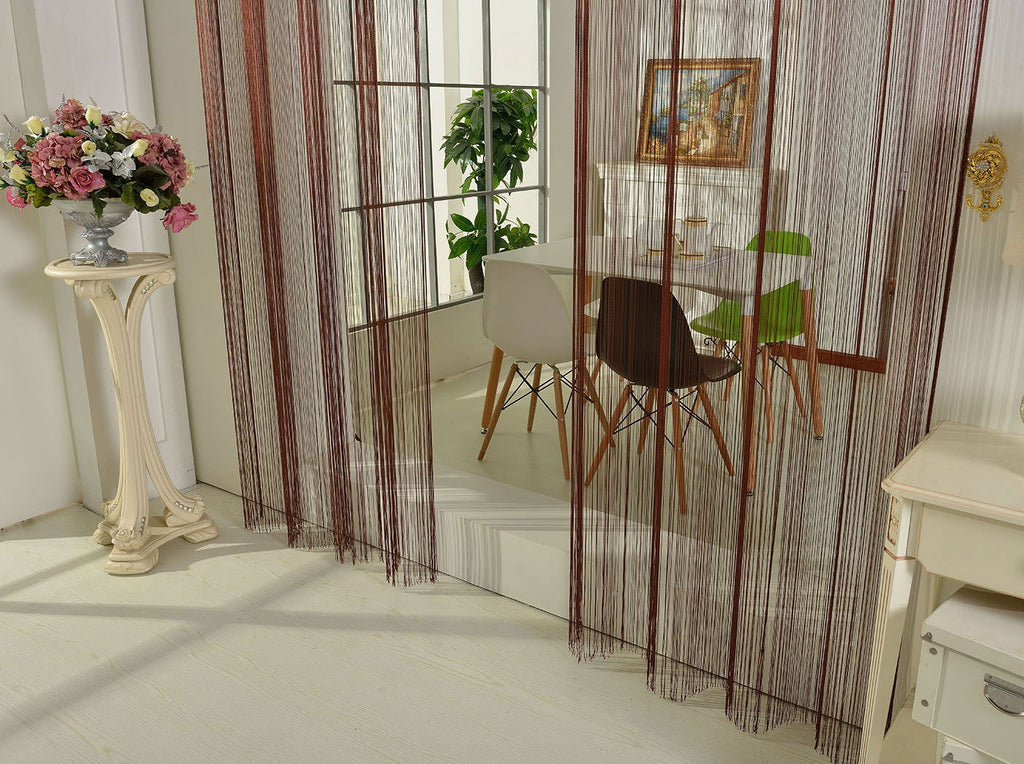 Fadengardine Fadenstore »SHANGHAI« Vorhang mit Ösen Raumteiler 140 x 250 cm 20304