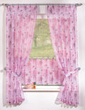 GIRL Trendy Pink 5 Tlg. Gardinen Set, transparent 18002