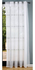 Gardine Crushed Leinen Optik Transparent verdeckte Schlaufen Universalband (Höhe x Breite cm) 20475