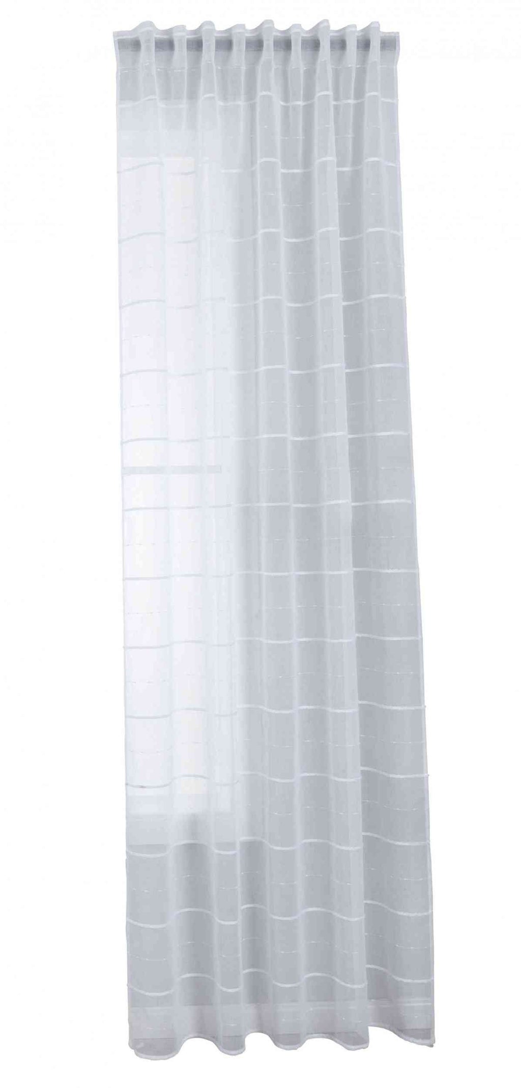 Gardine HxB 245x140 cm Natur Classic »VALENCIA« Multiband Aufhängung Scherli Transparent Leinen-Optik 2023410