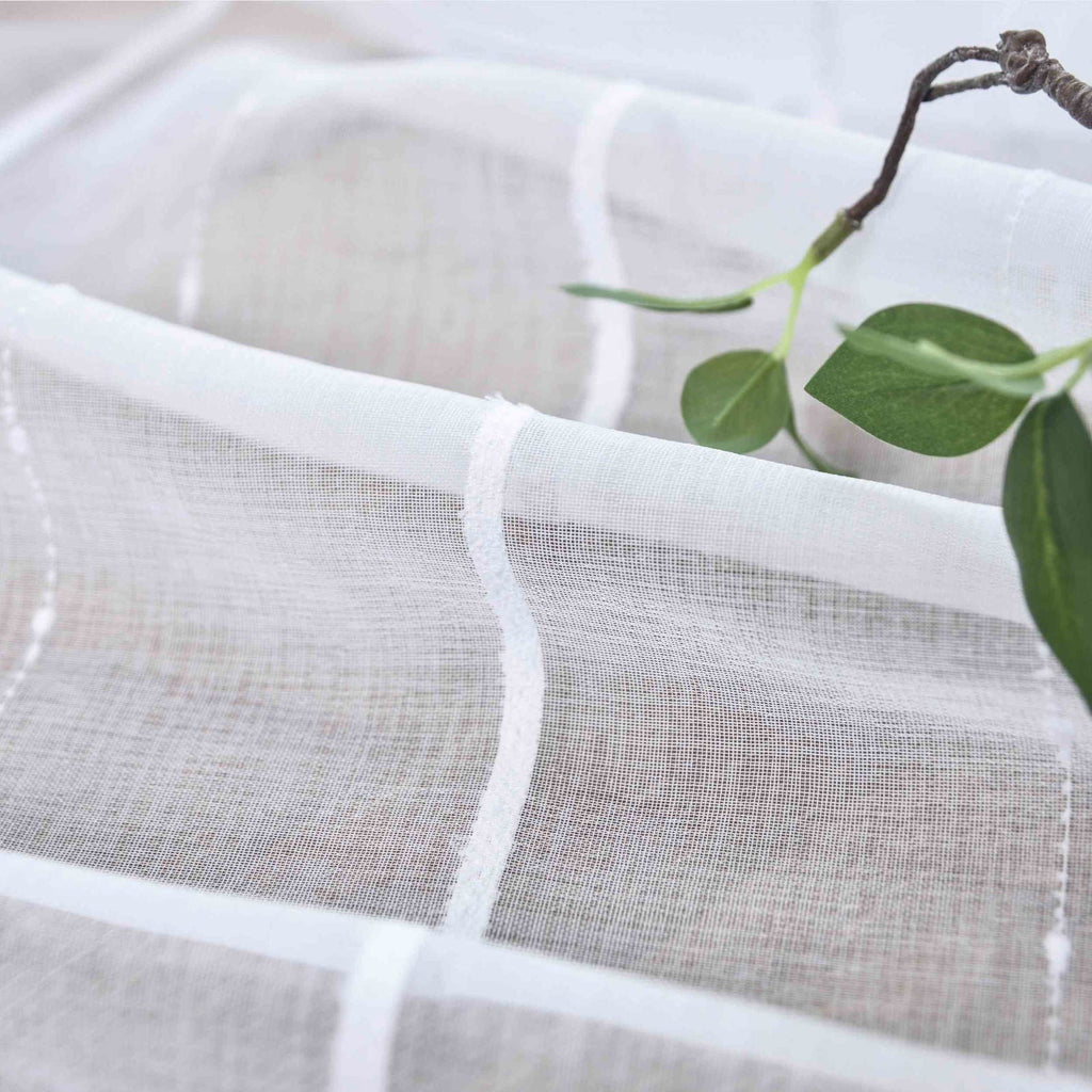 Gardine HxB 245x140 cm Natur Classic »VALENCIA« Multiband Aufhängung Scherli Transparent Leinen-Optik 2023410