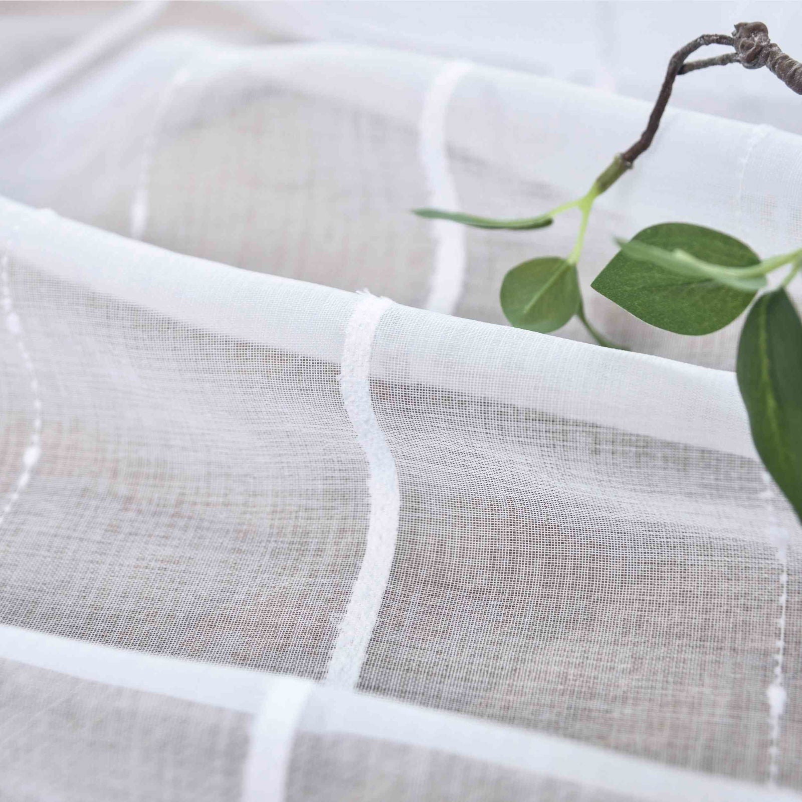 Gardine HxB 245x140 cm Natur Classic »VALENCIA« Multiband Aufhängung Scherli Transparent Leinen-Optik 2023410