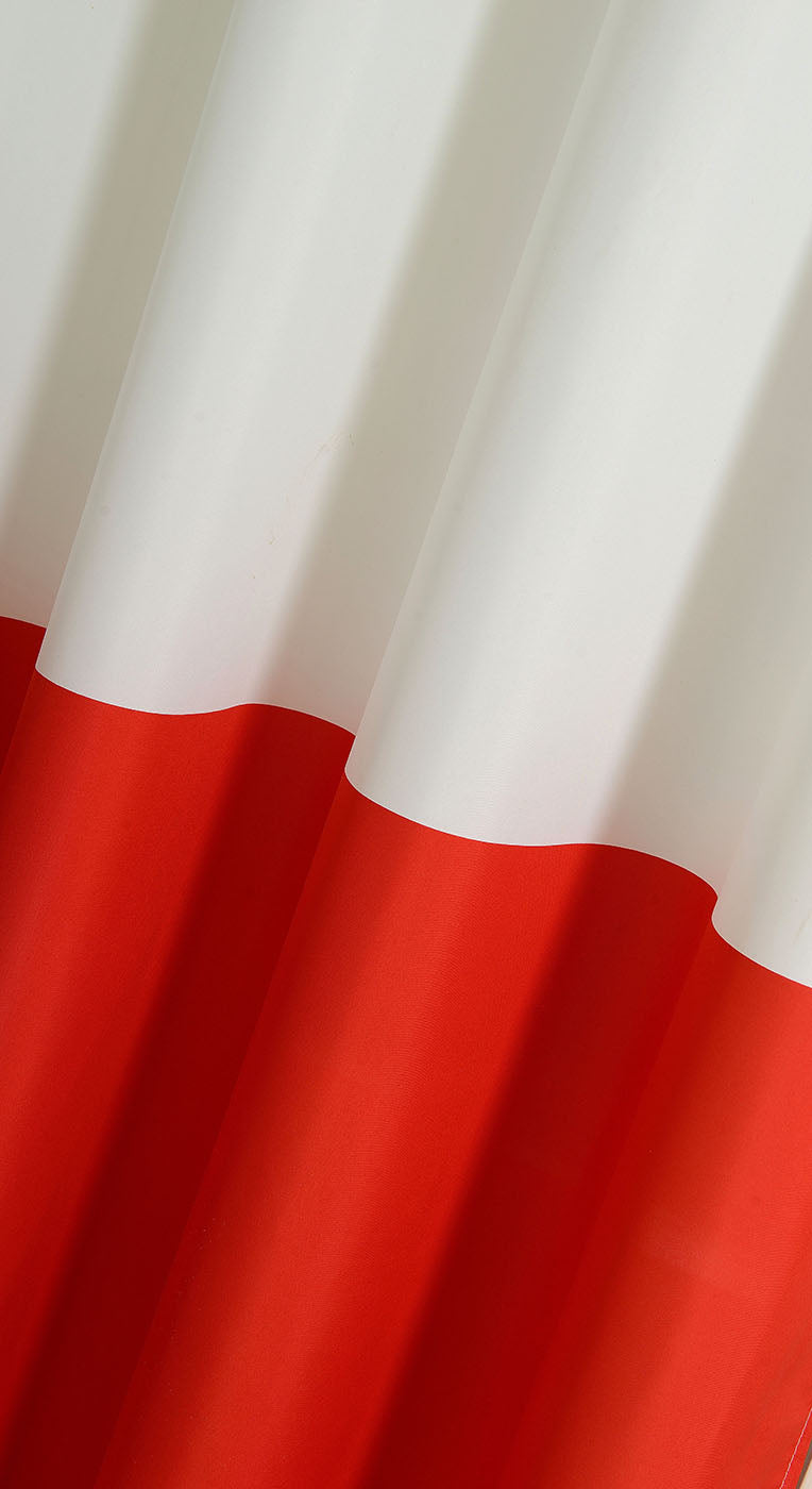 Gardine Vorhang Ösenschal »GLOBAL« Flagge Fußball Fan Flag Banner Landesfarben 20360